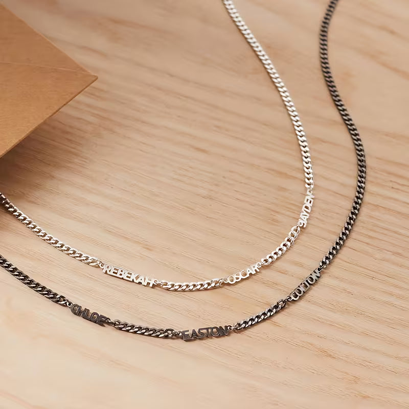 Family Names Cuban Necklace
