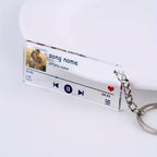 Music Album Keychain