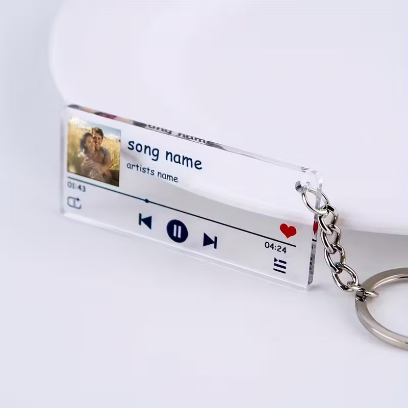 Music Album Keychain