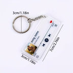 Music Album Keychain