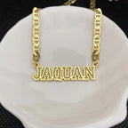Signature Hollow Link Name Necklace