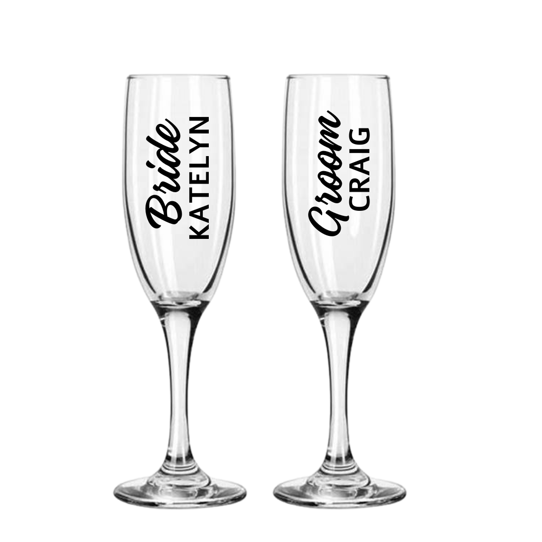 Personalised Champagne Glass