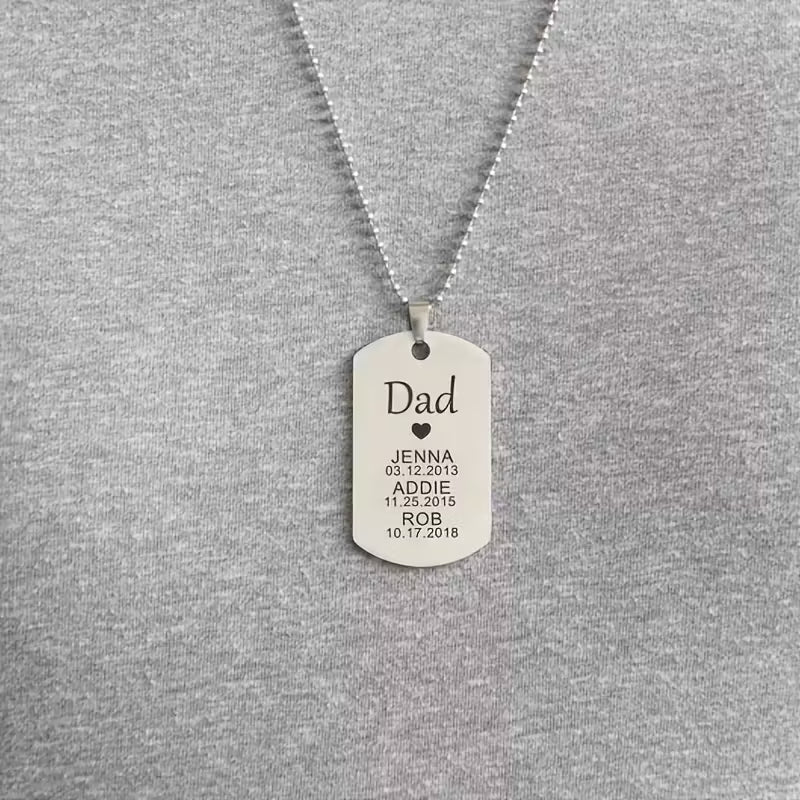 Bold Guard Dog Tag Necklace
