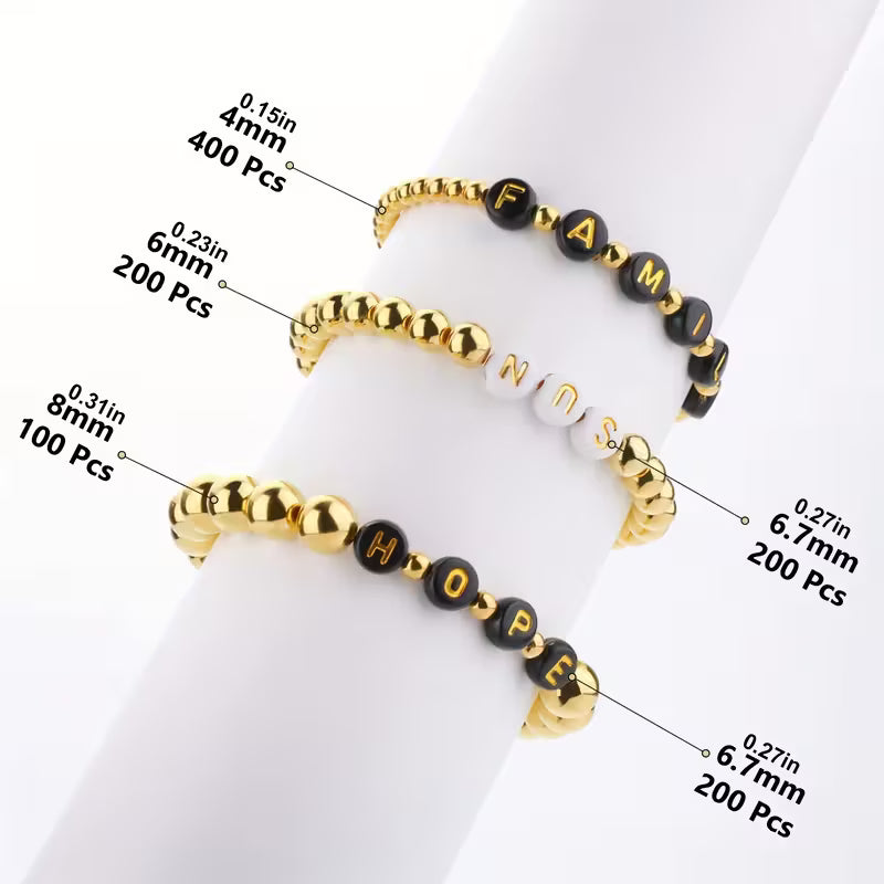 Gold Sparkle Jewelry Making Kit