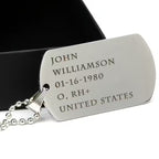 Bold Guard Dog Tag Necklace