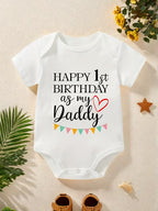 Custom Photo & Text Baby Onesie
