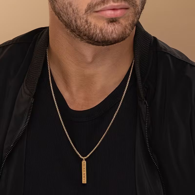 Family Bar Keepsake Necklace