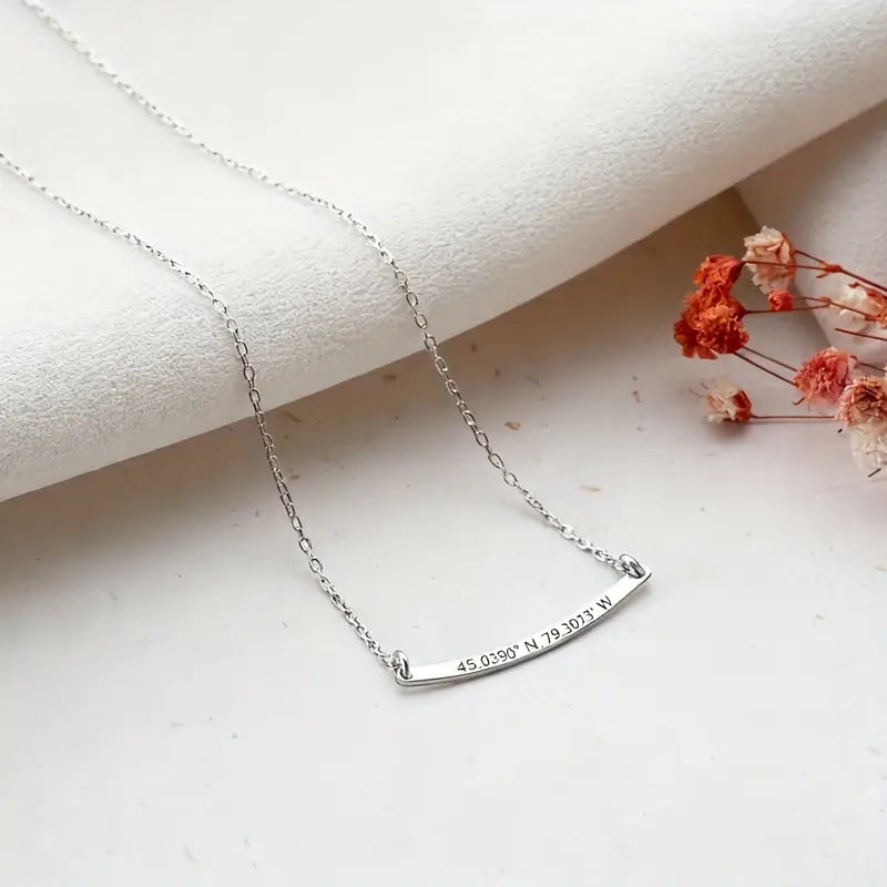 InfinityBar Personalized Pendant