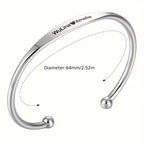 Signature Engraved Cuff