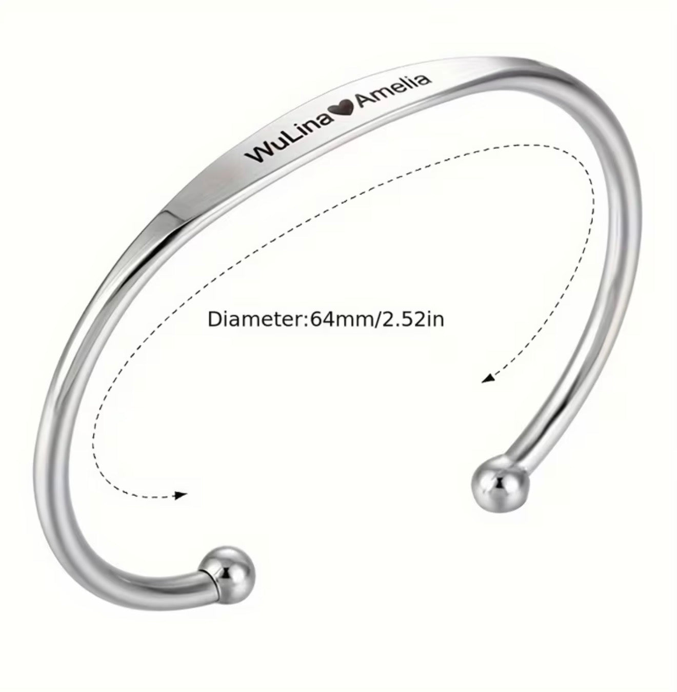 Signature Engraved Cuff