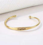 Signature Engraved Cuff