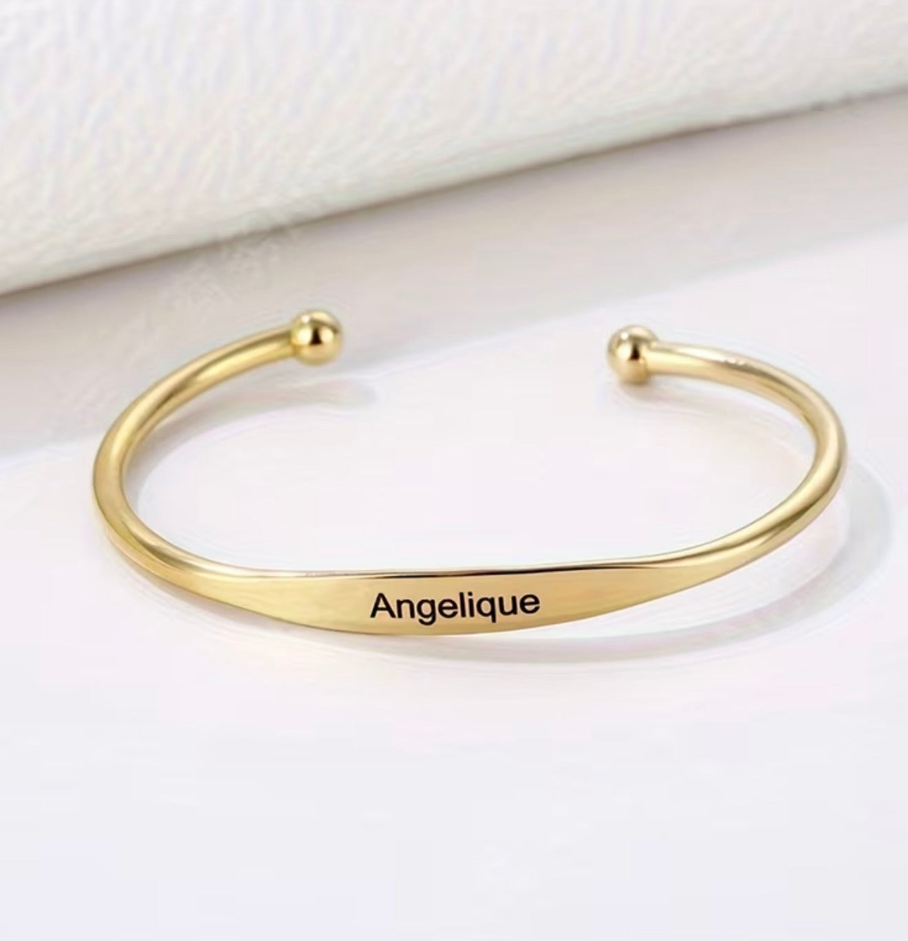 Signature Engraved Cuff