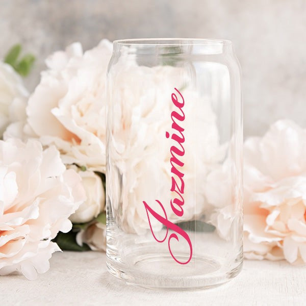Personalised Can Glass Tumbler