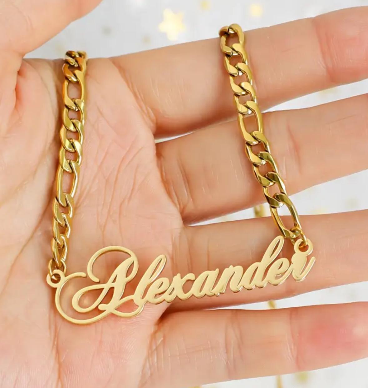 Name in Links Necklace