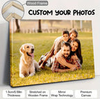 Customizable Wooden Frame Canvas Artwork