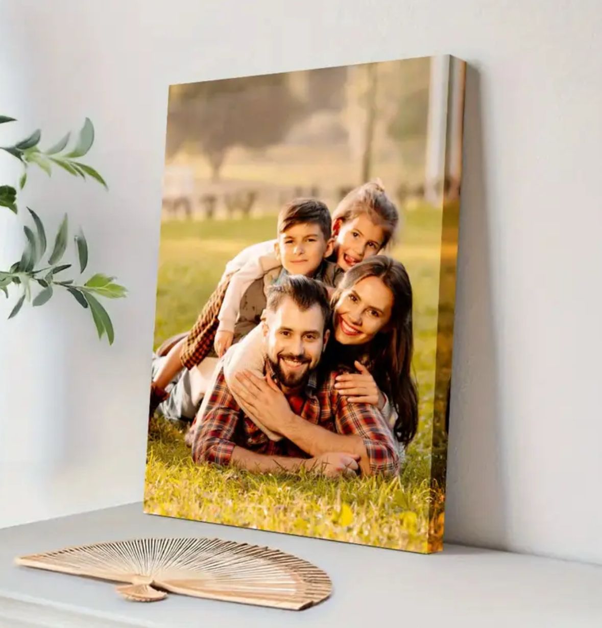 Customizable Wooden Frame Canvas Artwork
