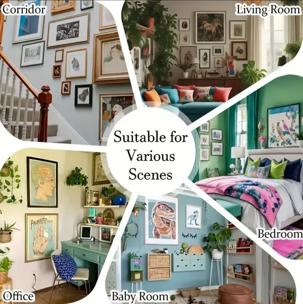 Customizable Wooden Frame Canvas Artwork