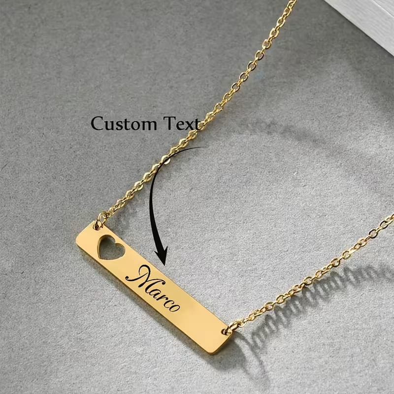 HeartScript Name Necklace