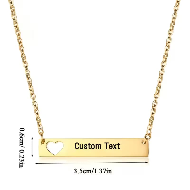 HeartScript Name Necklace