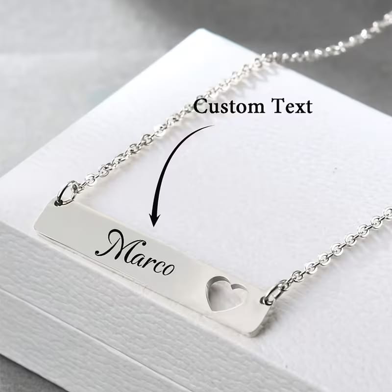 HeartScript Name Necklace