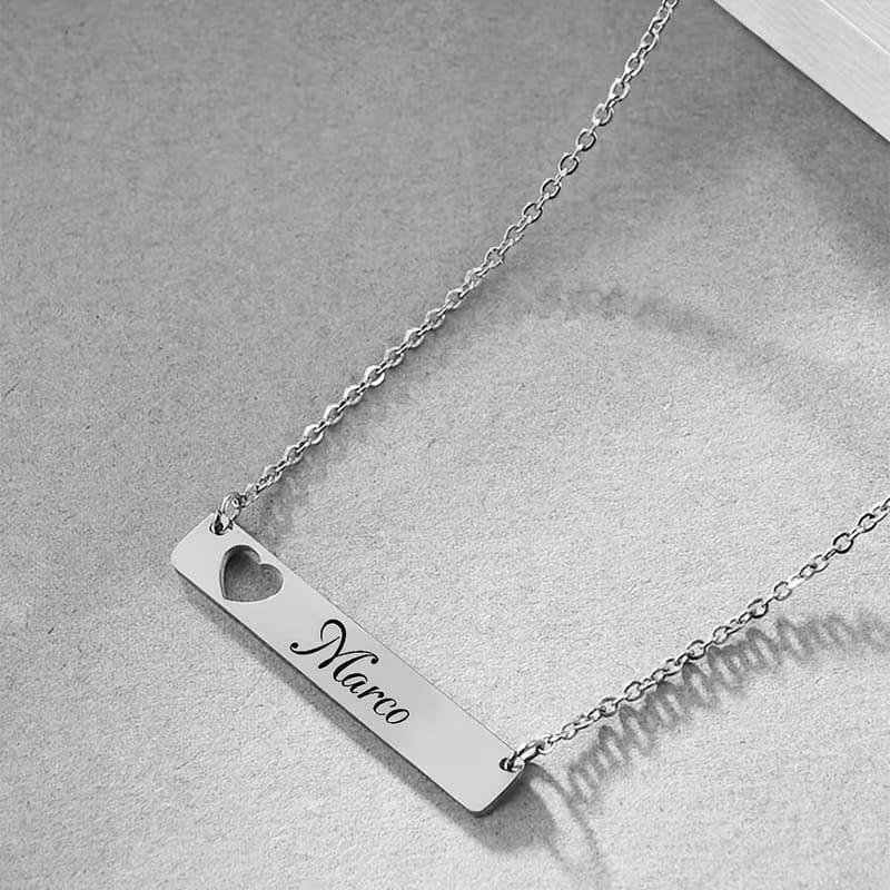 HeartScript Name Necklace