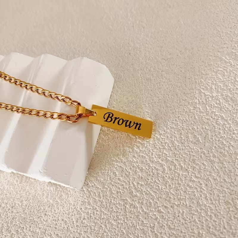 Cuban Signature Name Necklace