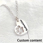 PawPrint Forever Necklace