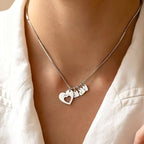 Hearts of Love Name Necklace