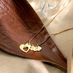 Hearts of Love Name Necklace