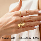 Hearts of Love Name Necklace