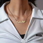 Butterfly Grace Name Necklace