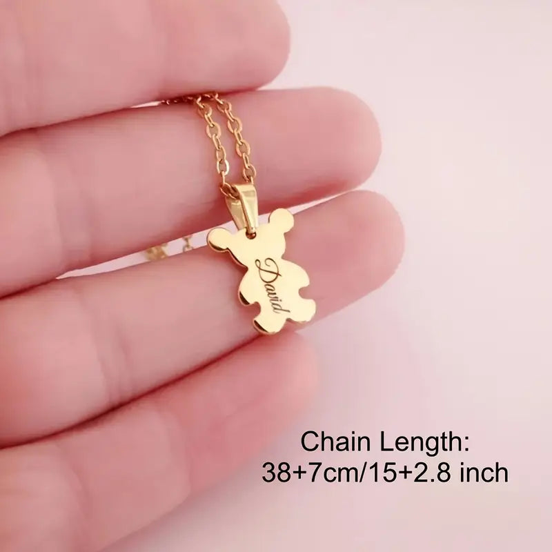 TeddyCharm Name Necklace