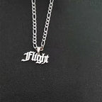 Valor Anchor Name Necklace