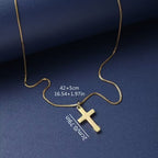 Guardian Cross Name Necklace