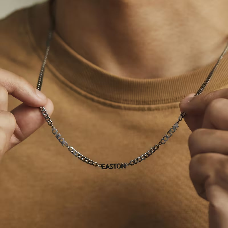 Family Names Cuban Necklace