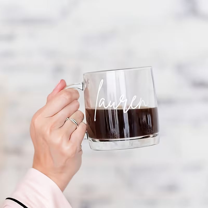 Personalized Glass Mug