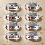 Red Alert Stainless Steel Snake Bracelet