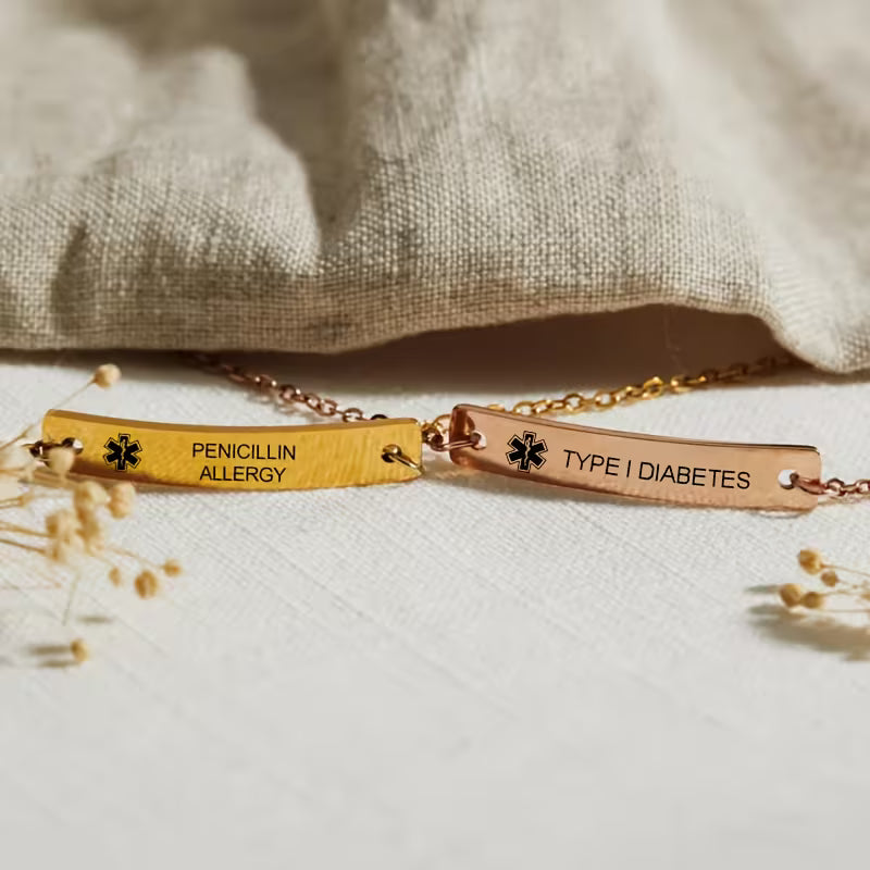 Emergency Alert Bar Bracelet