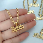 Valor Anchor Name Necklace