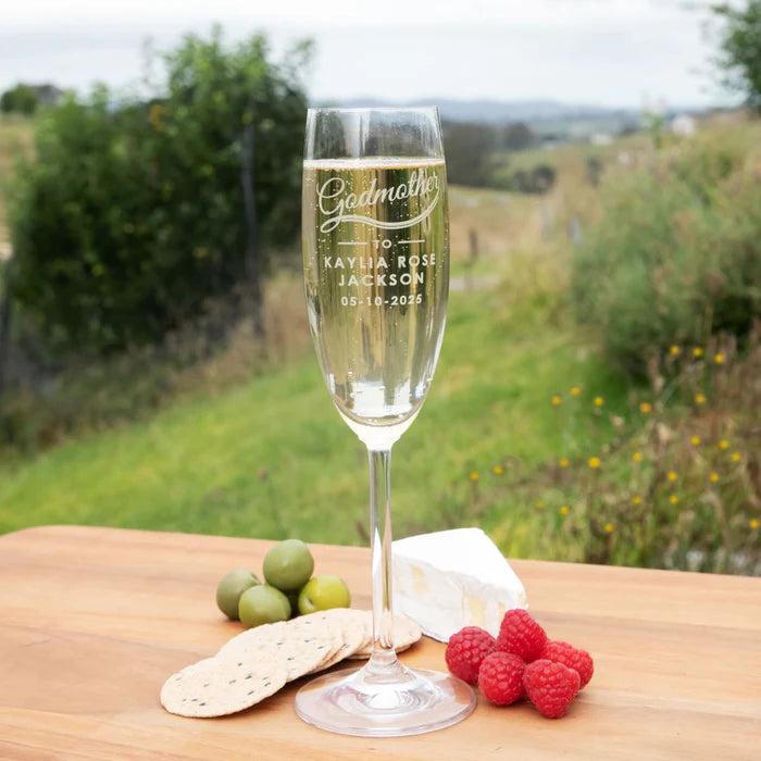 Personalised Champagne Glass