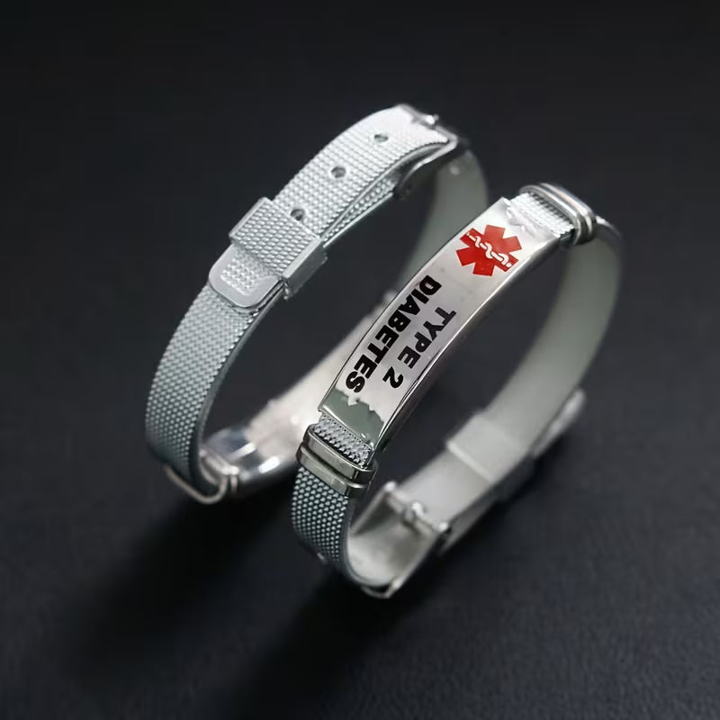 Red Alert Stainless Steel Snake Bracelet