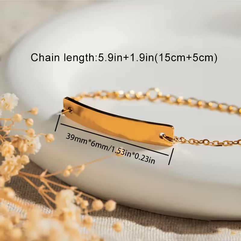 Emergency Alert Bar Bracelet