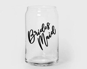 Personalised Can Glass Tumbler