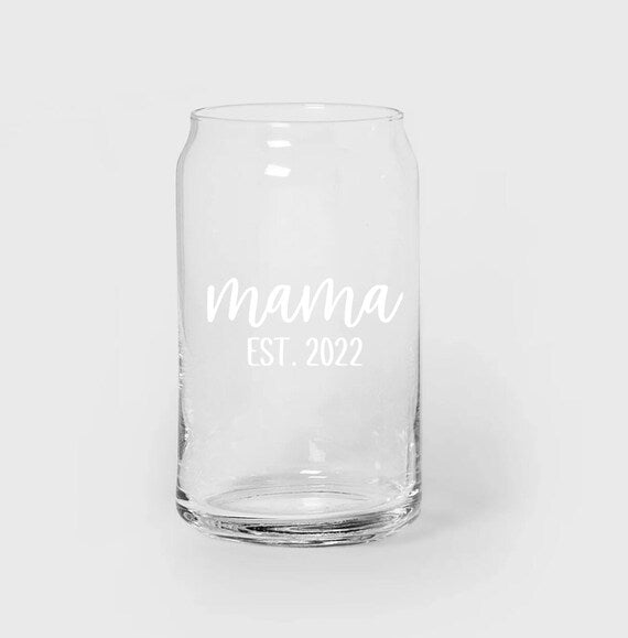 Personalised Can Glass Tumbler