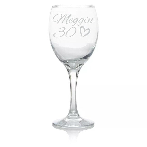 Personalised Wine Glass