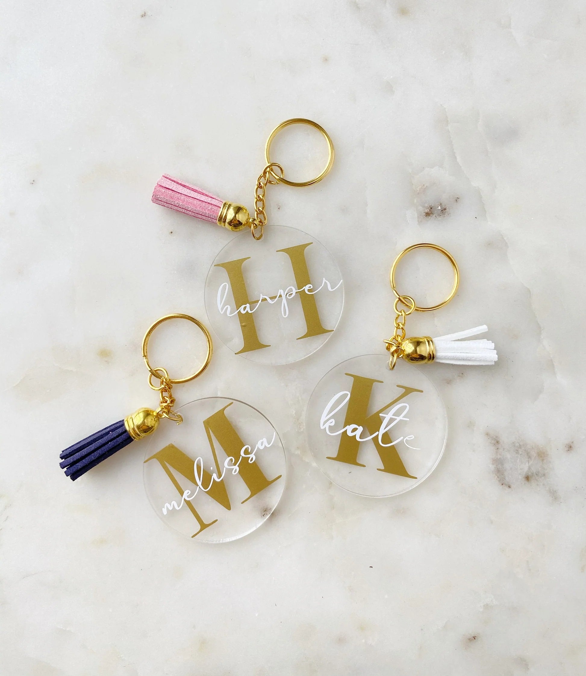 Personalized Acrylic Keychain with Custom Name