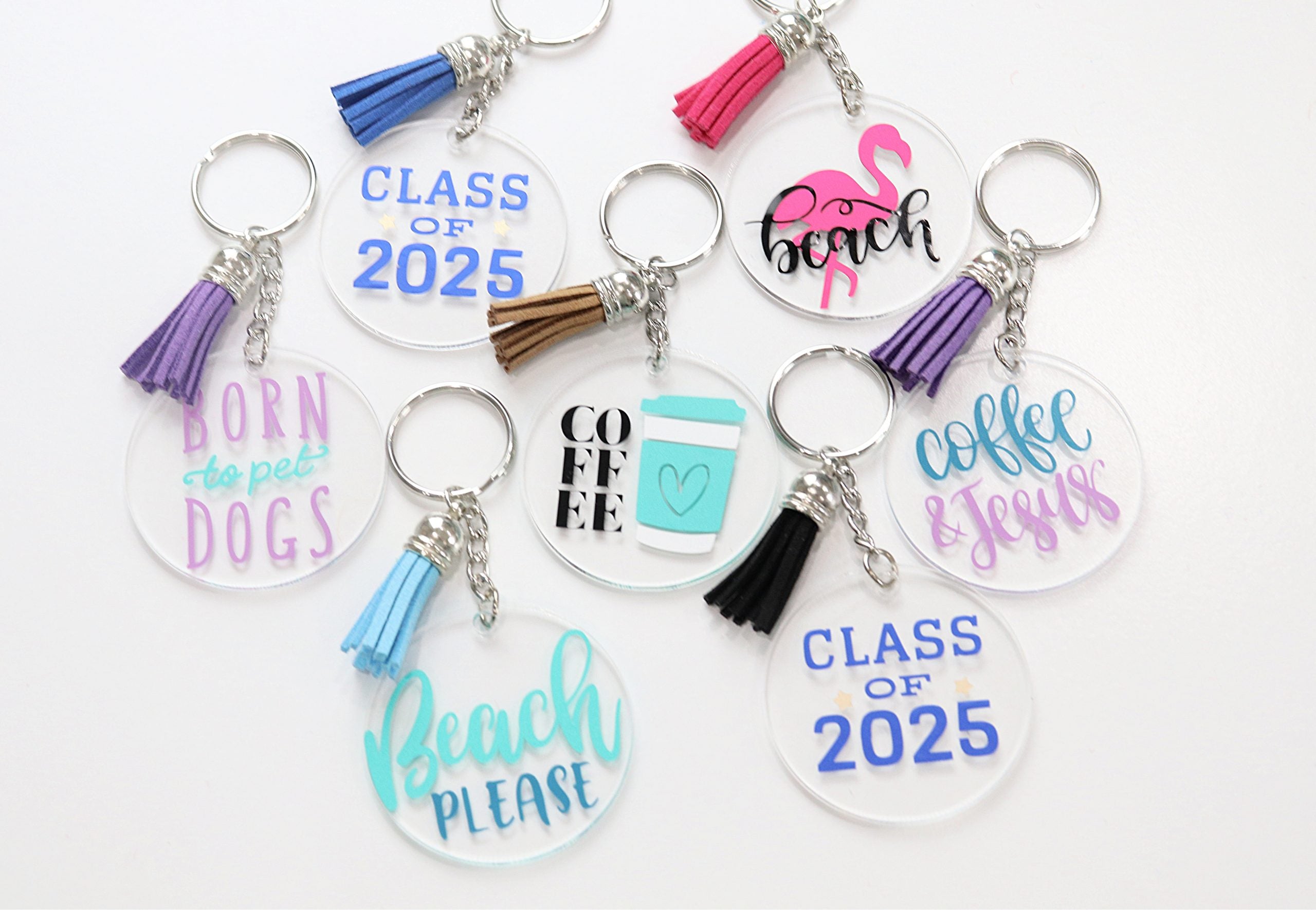 Personalized Acrylic Keychain with Custom Name