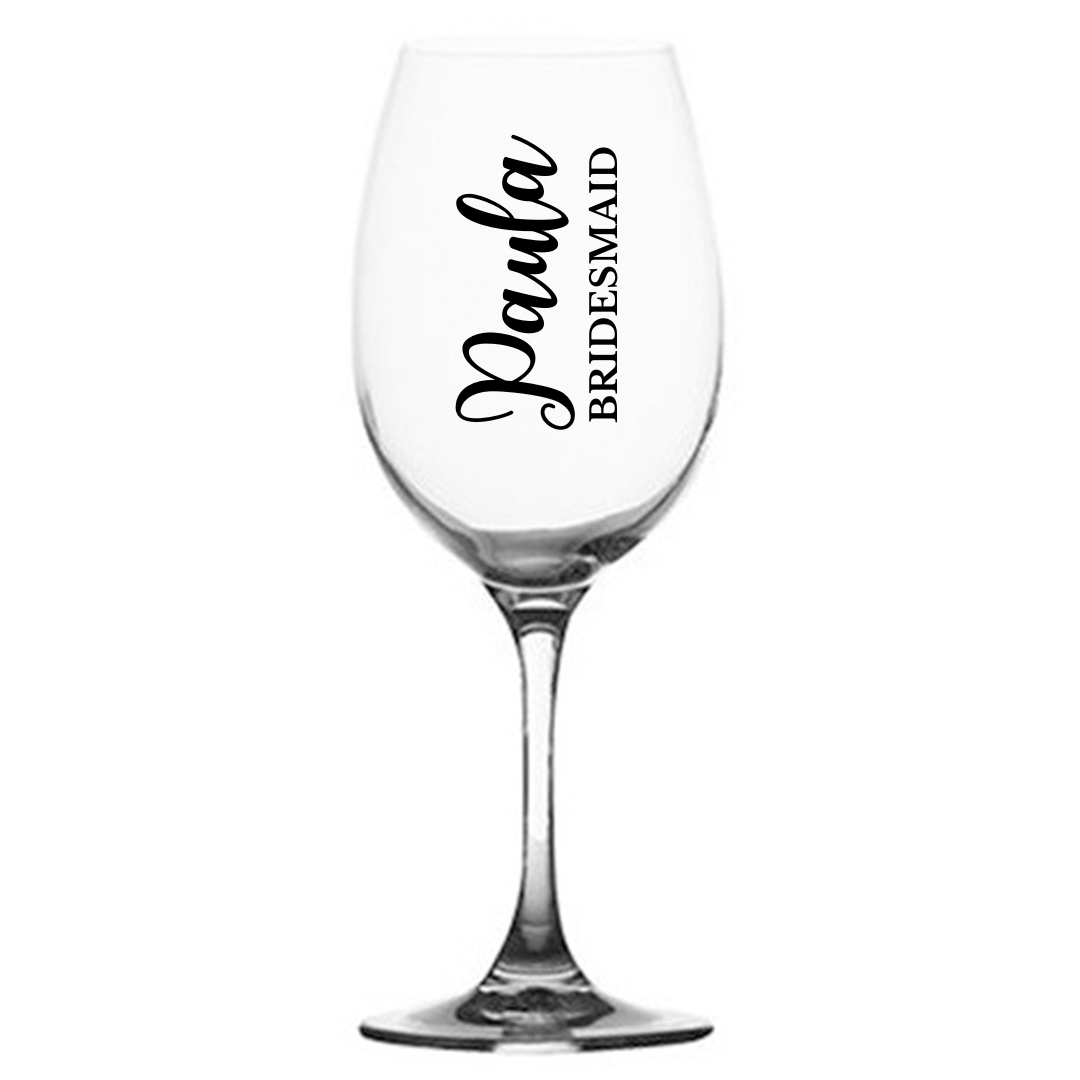Personalised Wine Glass